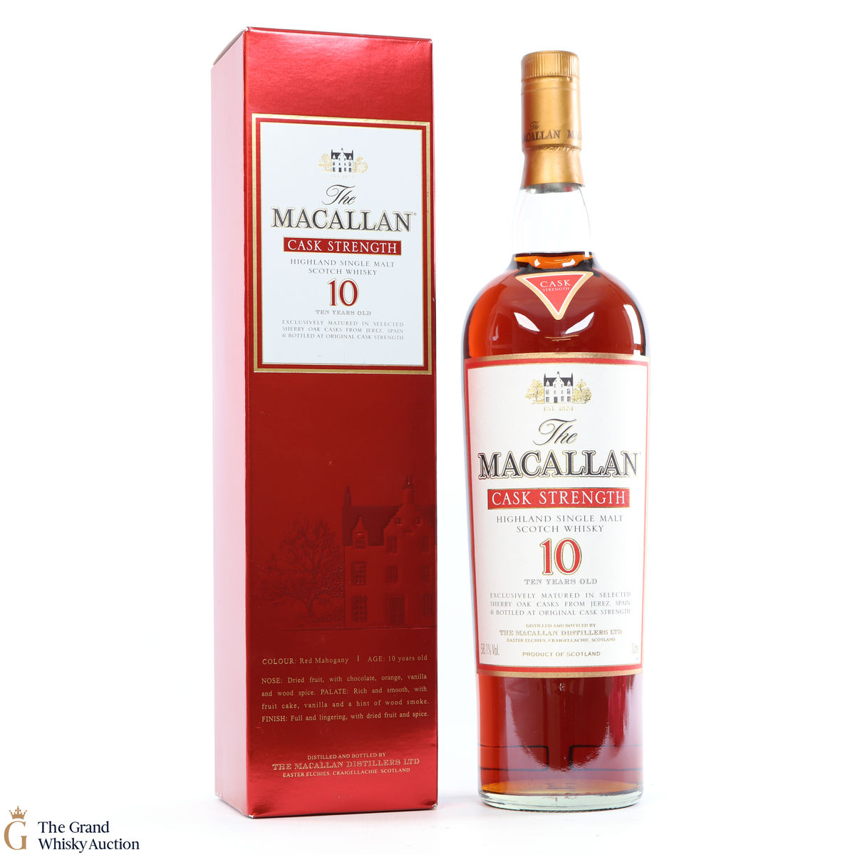 Macallan - 10 Year Old Cask Strength - 1 Litre 58.1%