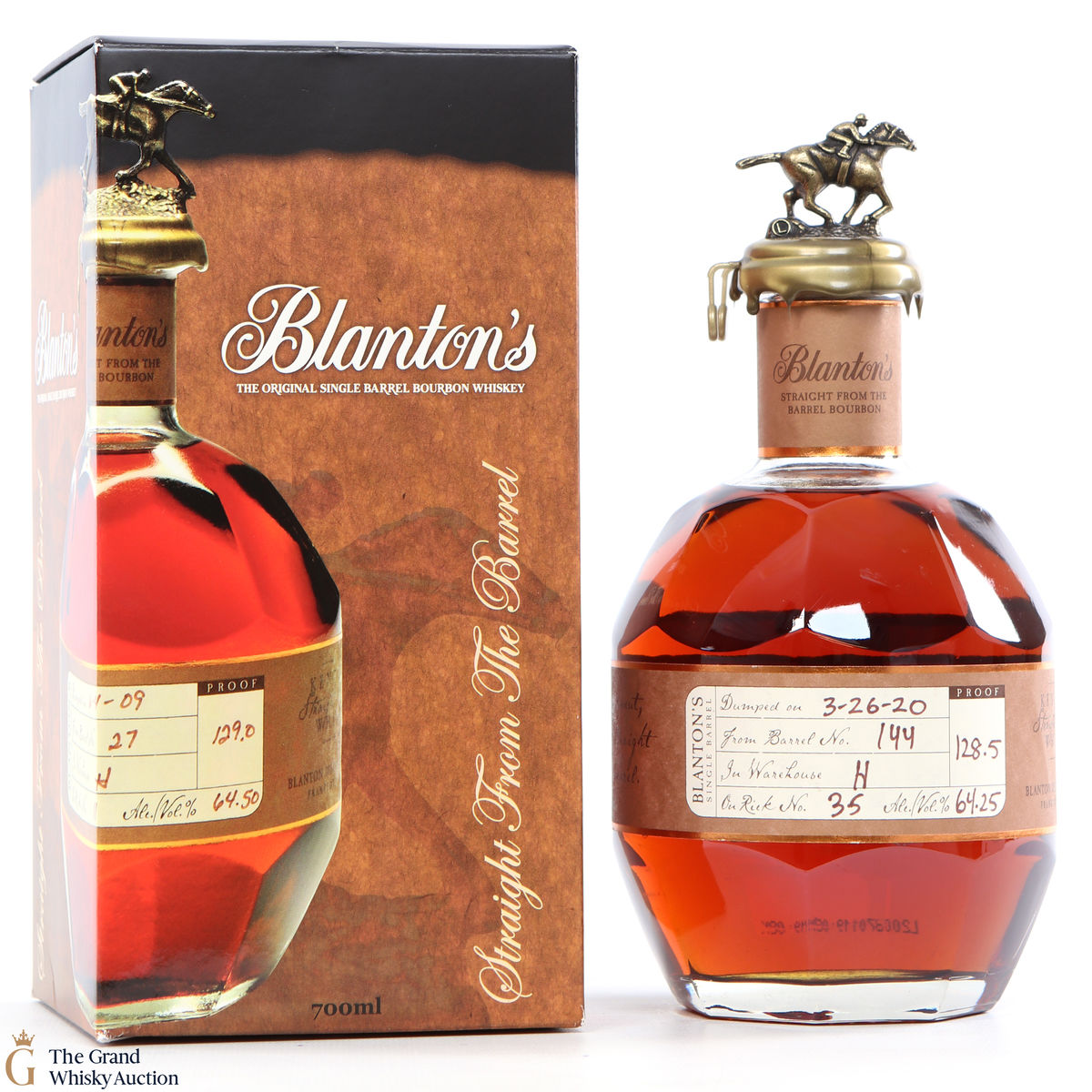 Blanton’s - Single Barrel Bourbon Original #144 128.5Proof