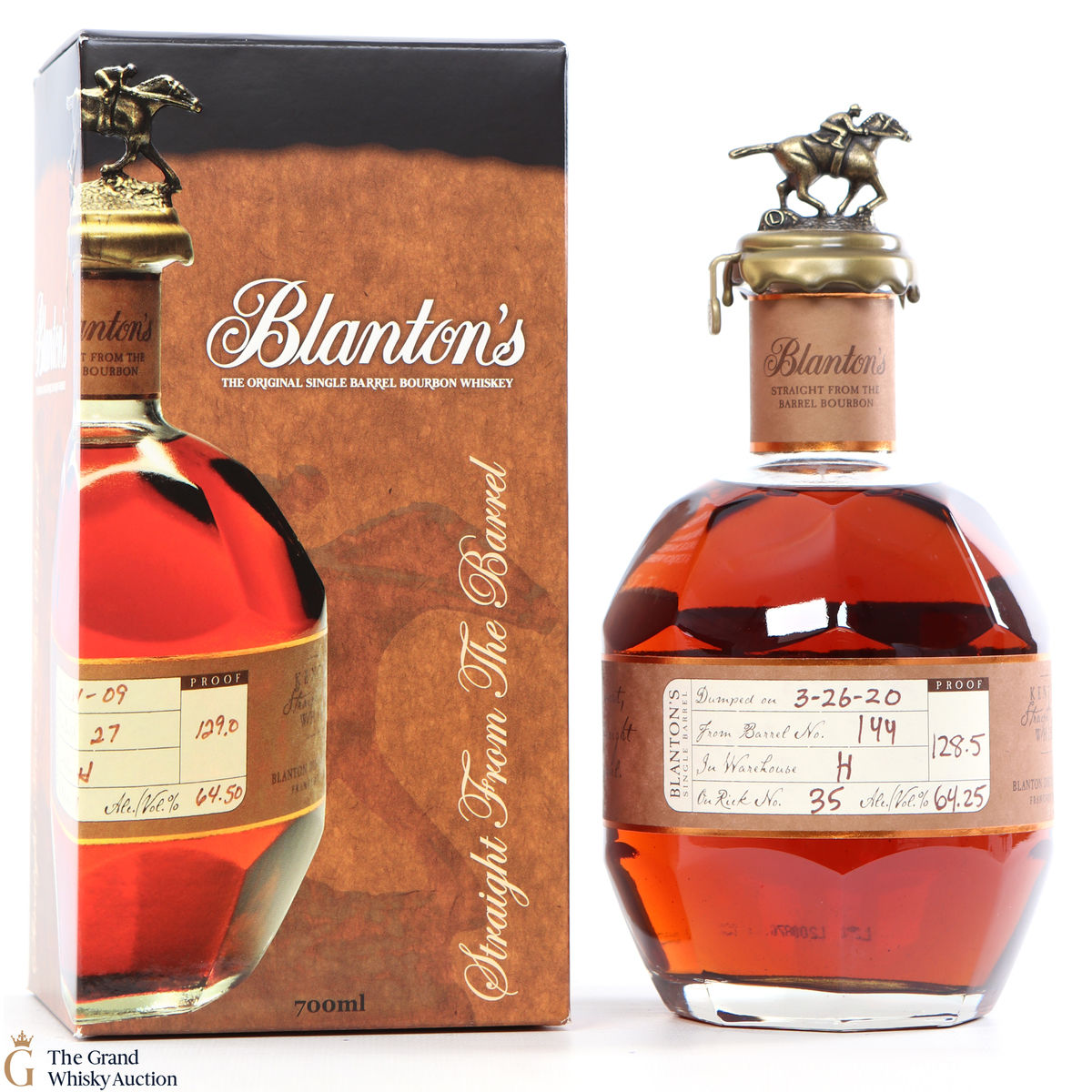 Blanton’s - Single Barrel Bourbon Original #144 128.5Proof