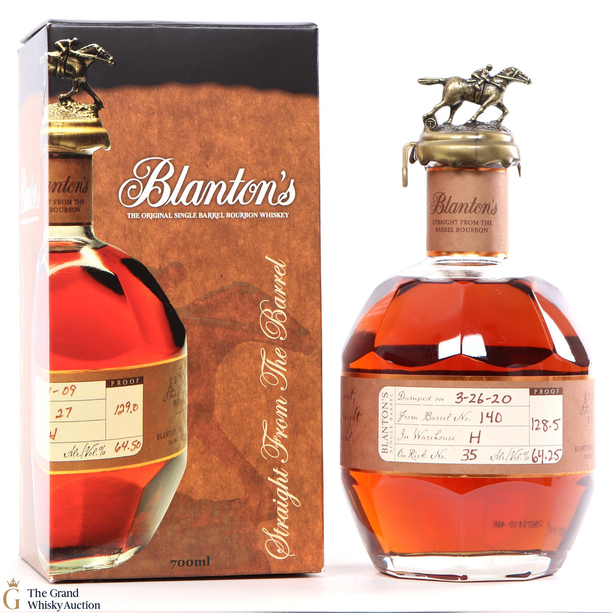 Blanton’s - Single Barrel Bourbon Original #140 128.5Proof