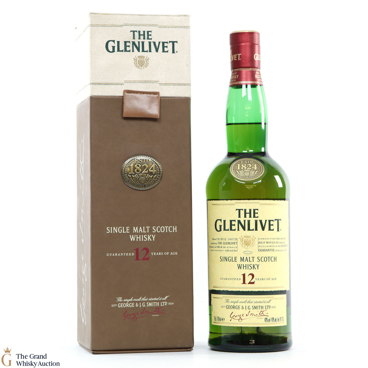 Glenlivet - 12 Year Old (Leather Case)