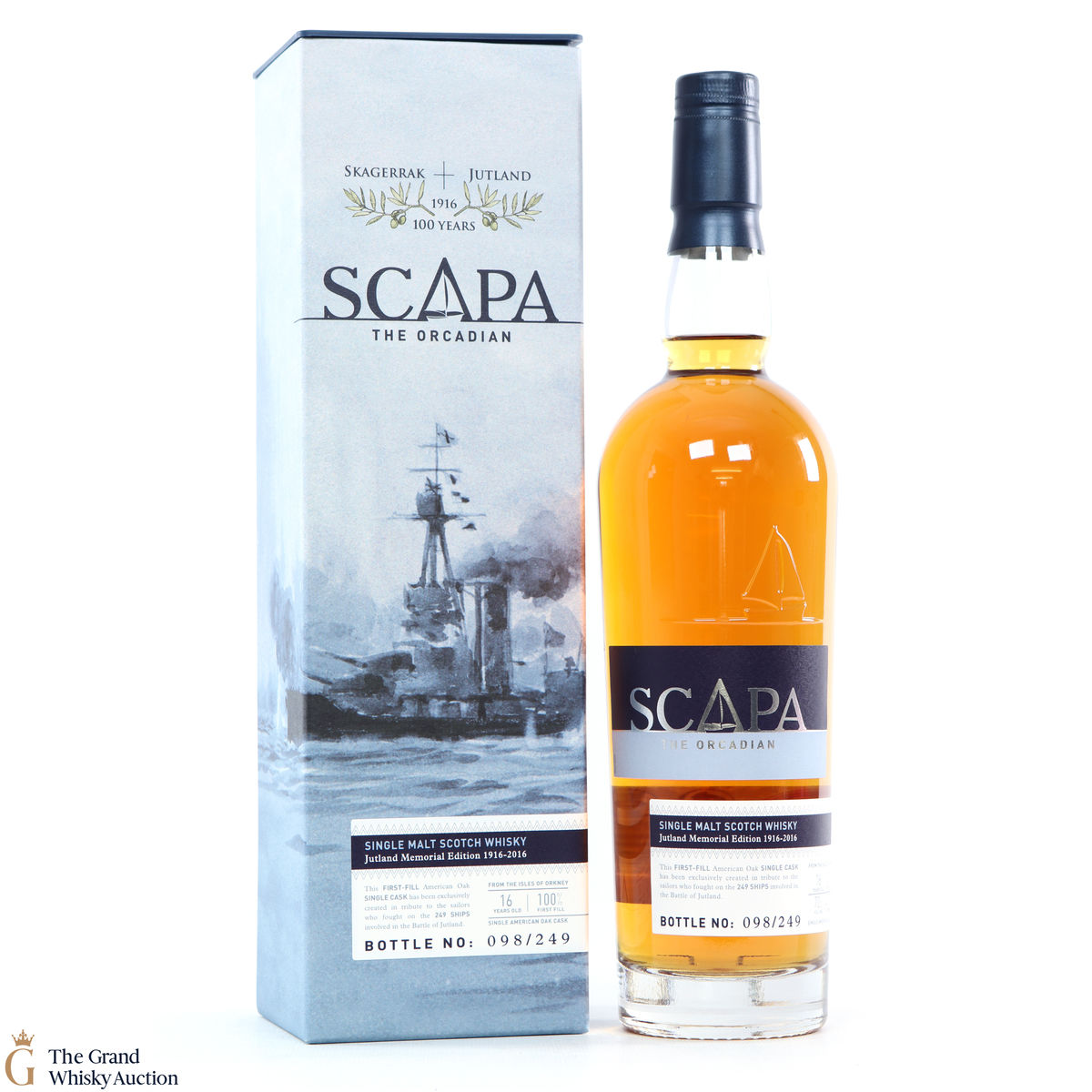 Scapa - 16 Year Old  - Jutland Memorial 100th Anniversary Edition - Single Cask