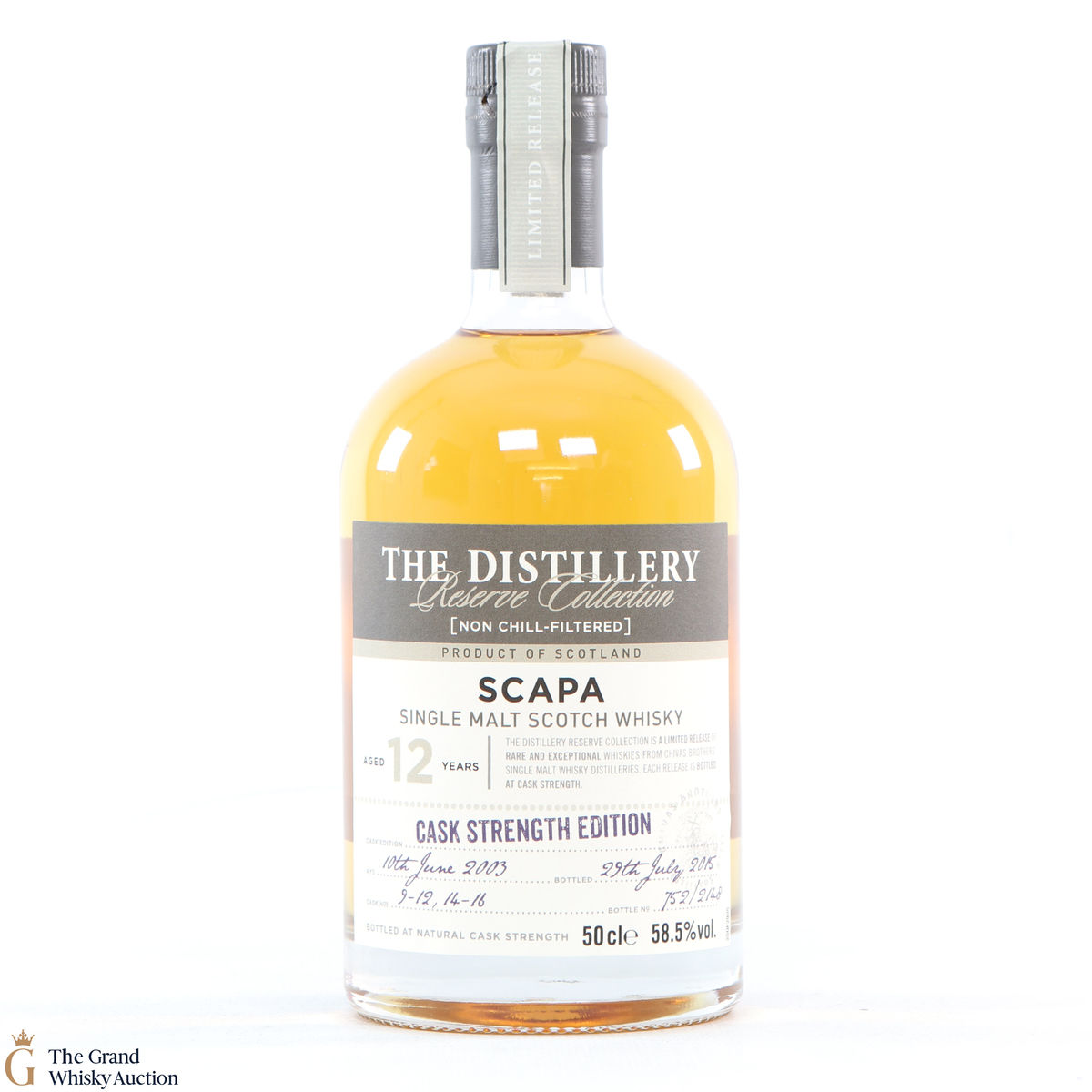 Scapa - 12 Year Old 2003 - Cask Strength Edition 9-12 & 14-16.