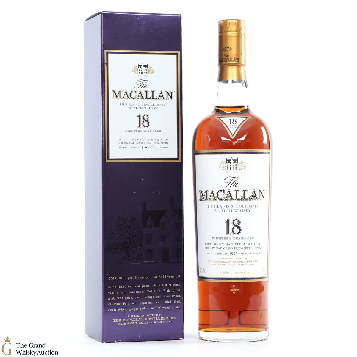Macallan - 18 Year Old Sherry Oak (1996)