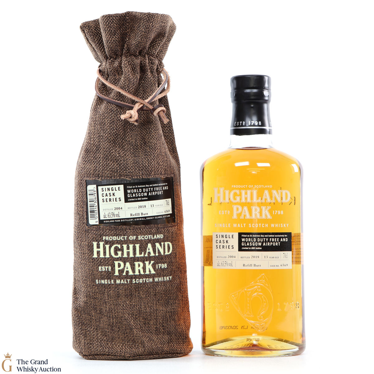 Highland Park - 13 Year Old - Single Cask #6569 -  World Duty Free & Glasgow Airport