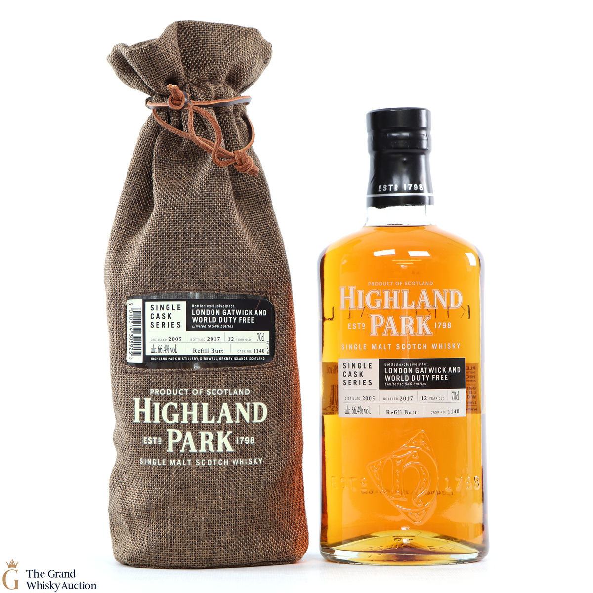Highland Park - 12 Year Old - Single Cask Series - London Gatwick and World Duty Free