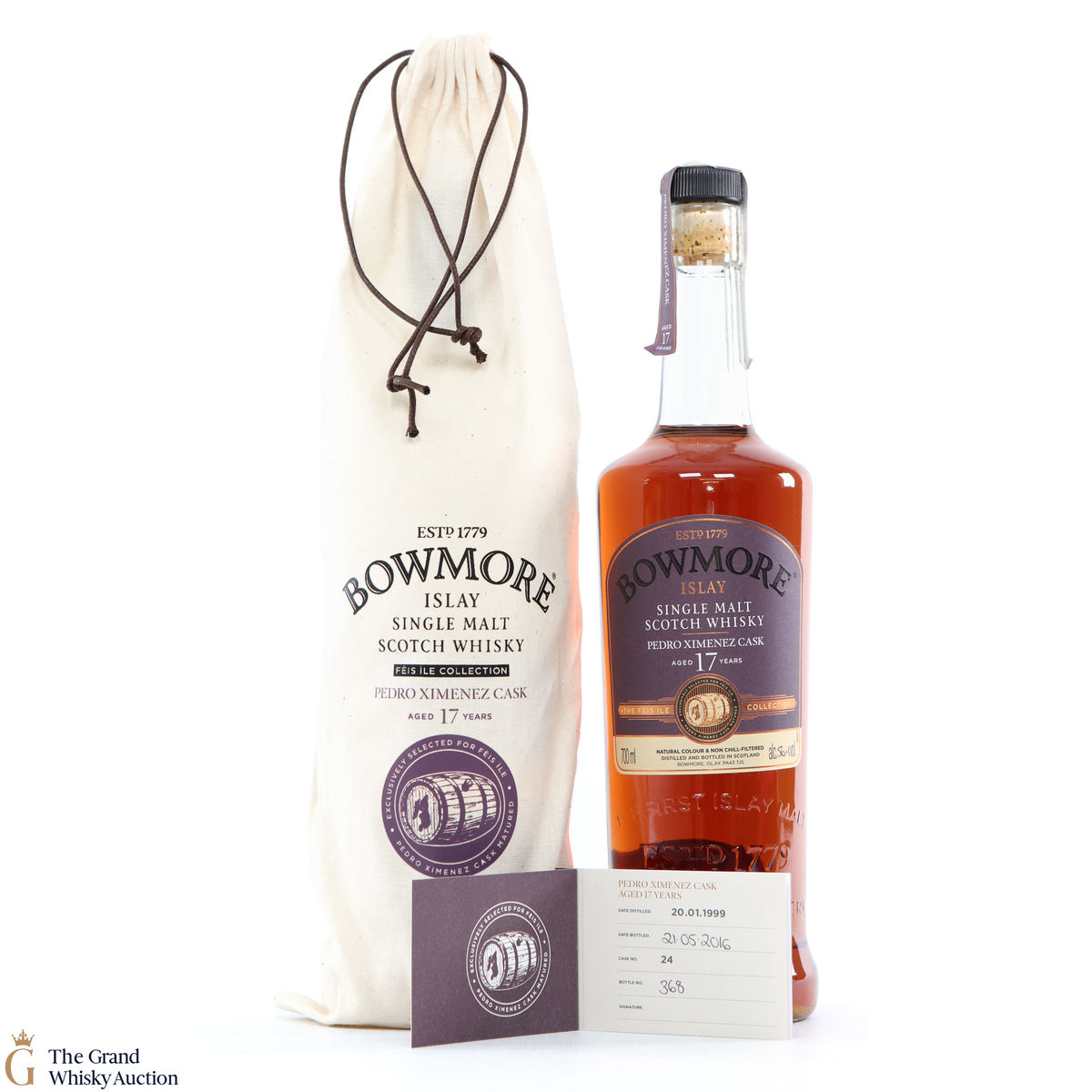 Bowmore - 17 Year Old  - 1999 Hand Filled PX Cask #24 - Fèis Ìle 2016