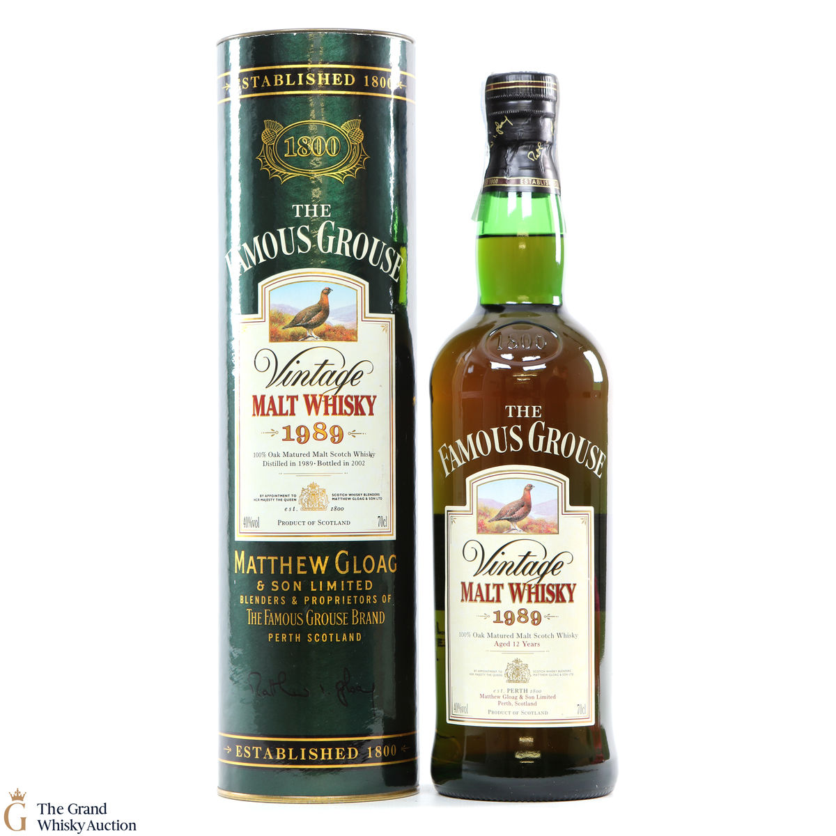 Famous Grouse - 12 Year Old 1989 Vintage Matthew Gloag