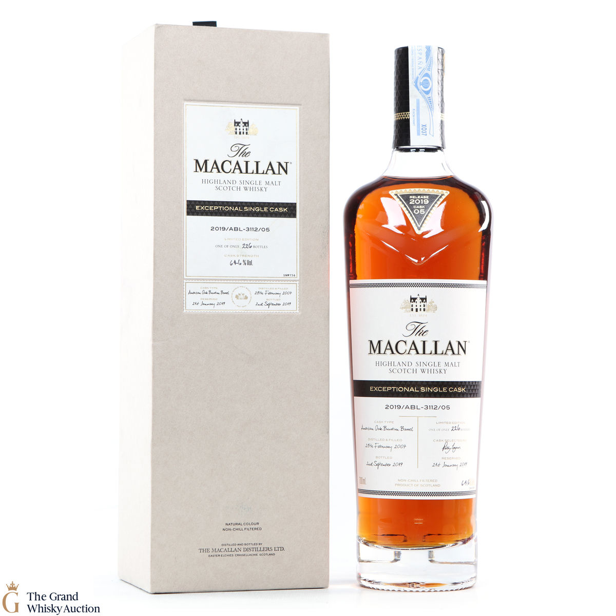 Macallan - 2007 Exceptional Cask #3112-05 - 2019 Release
