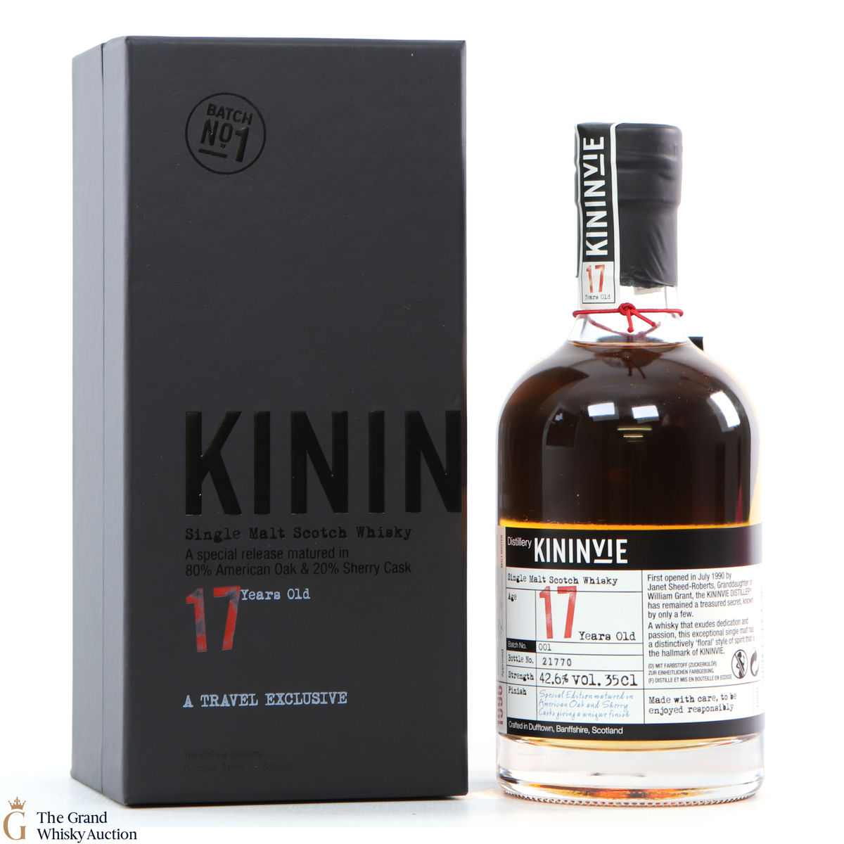 Kininvie - 17 Year Old Batch #001 35cl