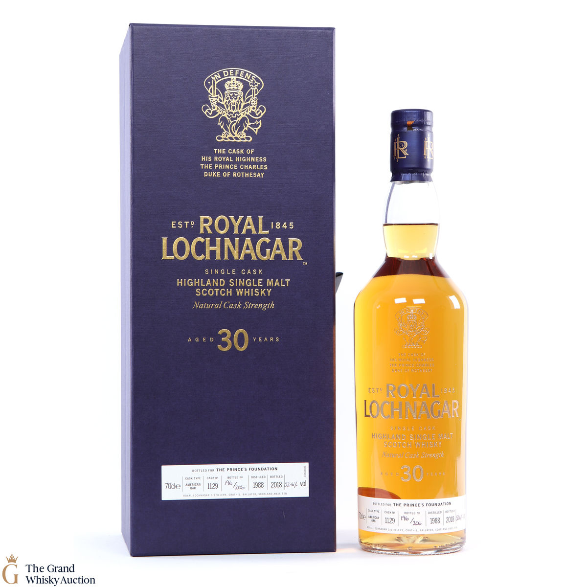 Royal Lochnagar - 30 Year Old 1988 Single Cask - The Prince's Foundation