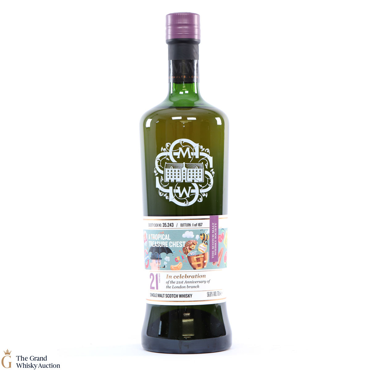 Glen Moray - 21 Year Old SMWS 35.243 - 21st Anniversary London Branch