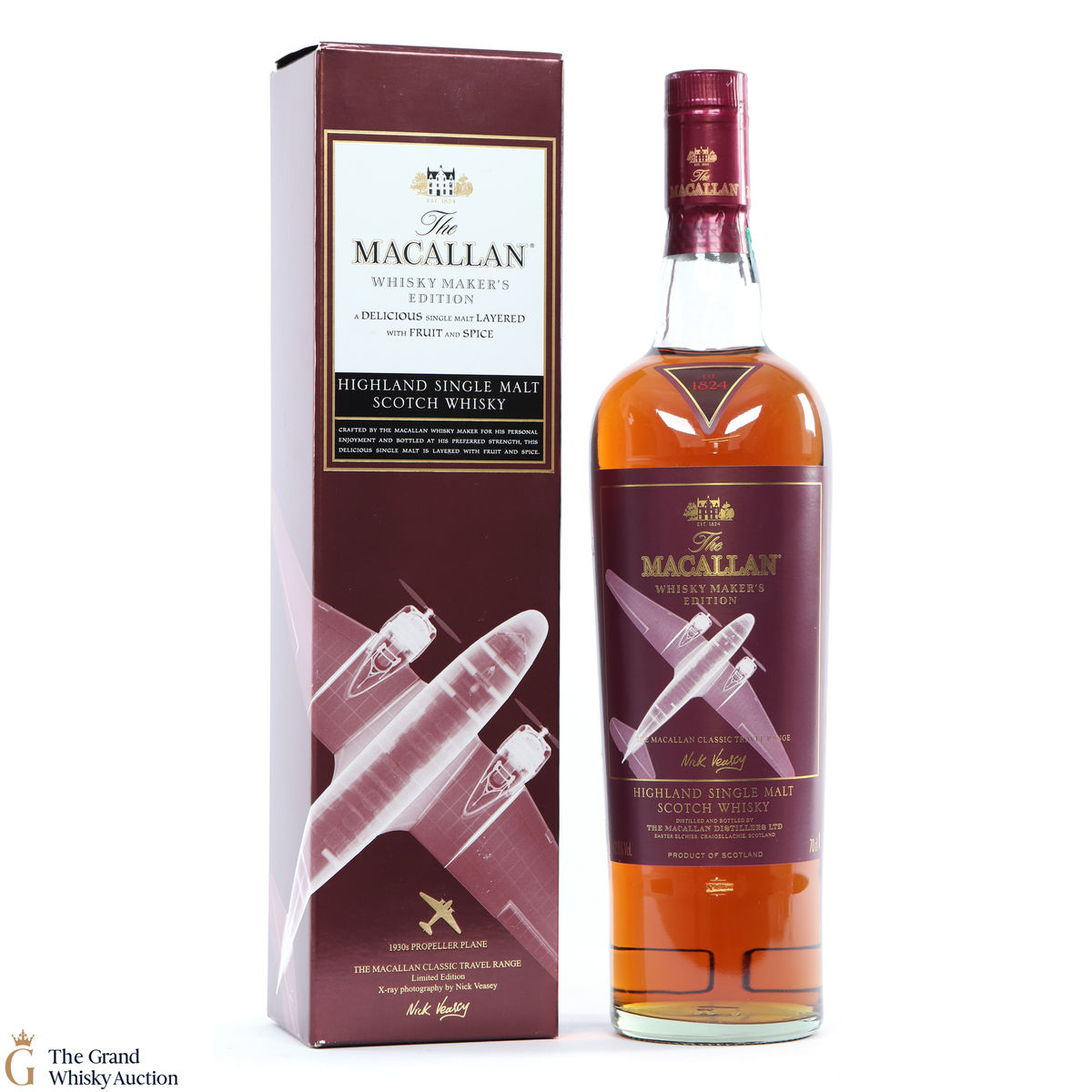 Macallan - Whisky Maker's Edition - Classic Travel Range 1930s Propeller Plane