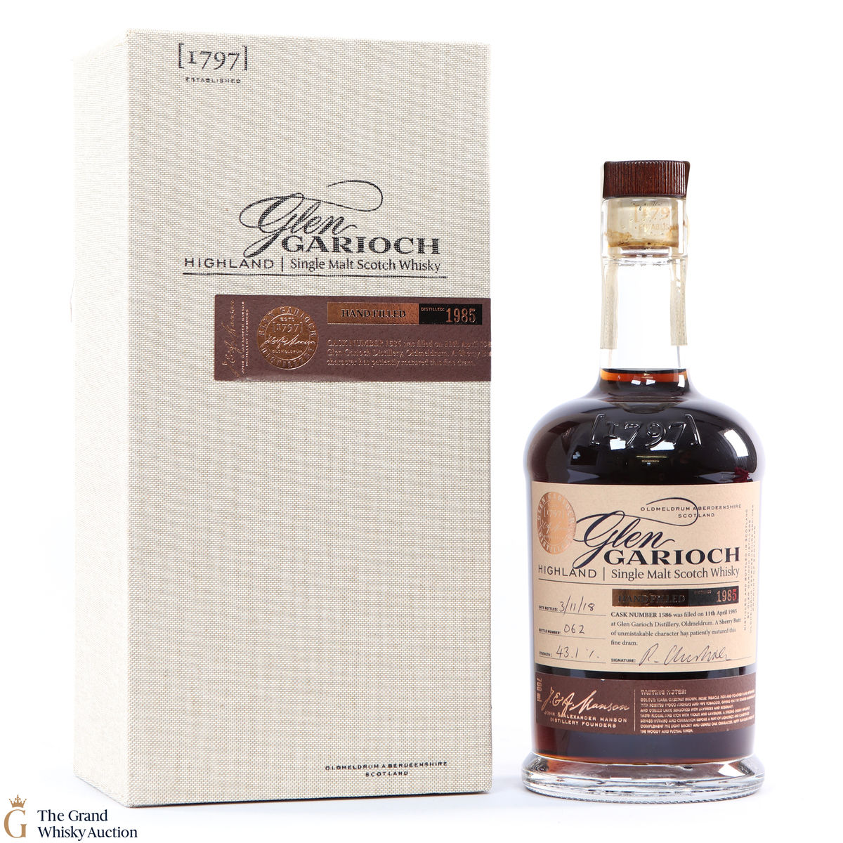 Glen Garioch - 33 Year Old - 1985 Single Cask #1586