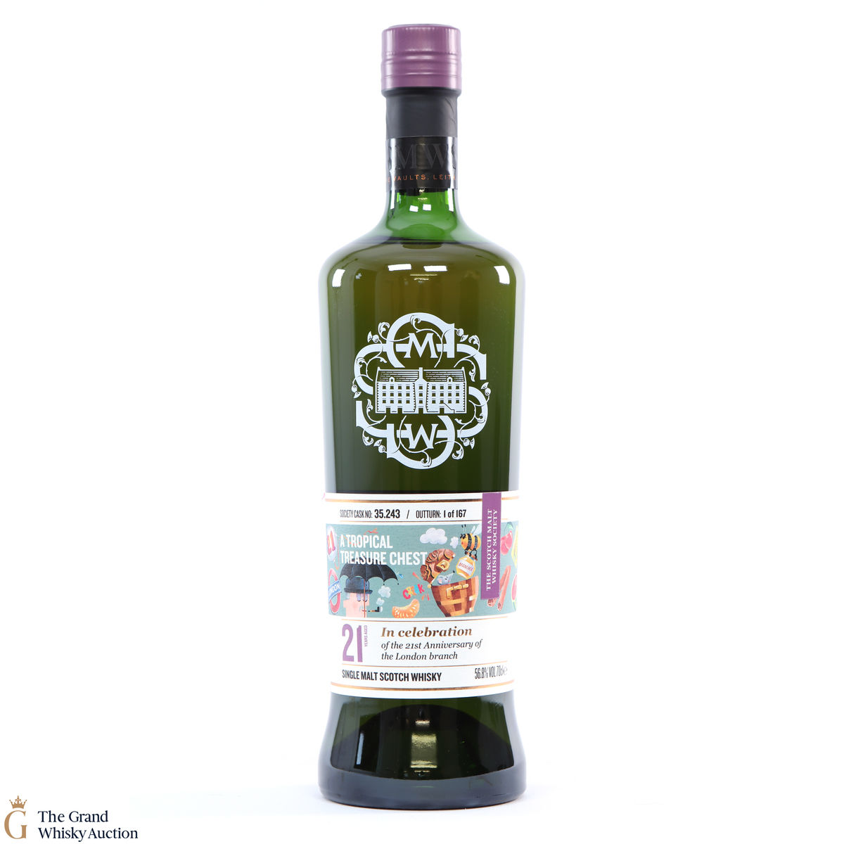 Glen Moray - 21 Year Old SMWS 35.243 - 21st Anniversary London Branch