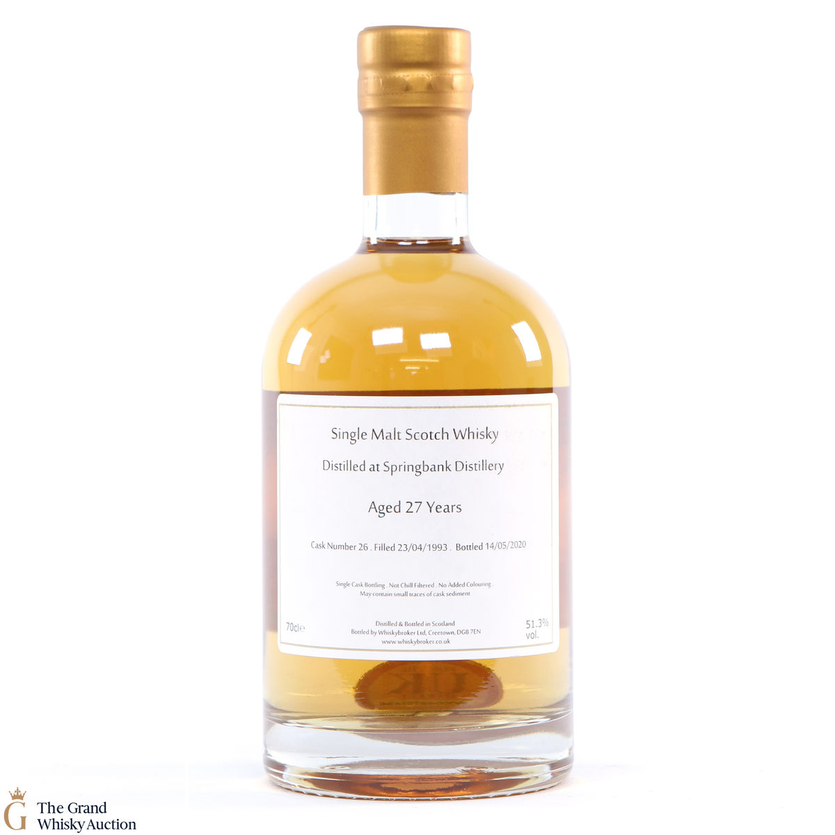 Springbank - 27 Year Old - 1993 cask #26 (IAAS)