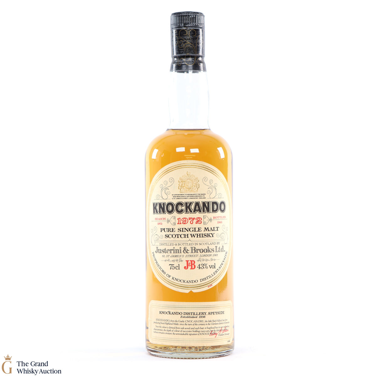 Knockando - 1972 - 1983 Justerini & Brooks Ltd 75cl