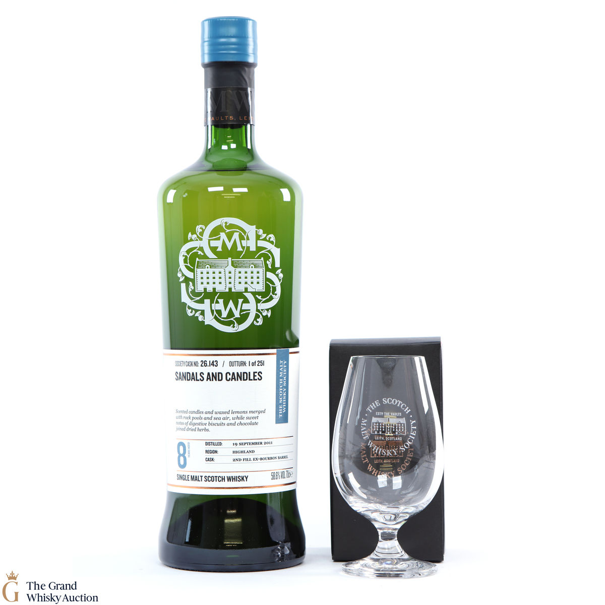 Clynelish - 8 Year Old SMWS 26.143 Candles and Candles + Glass