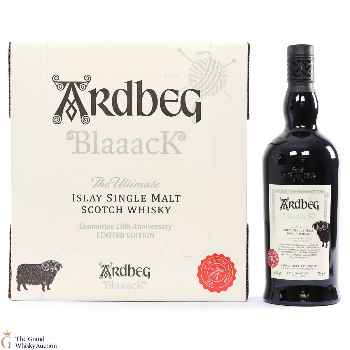 Ardbeg - Blaaack 20th Anniversary Committee Release 2020 (x6)