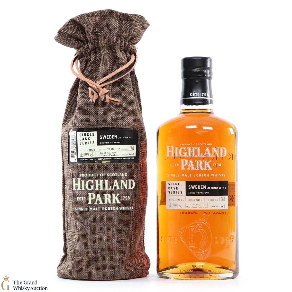 Highland Park - 15 Year Old Sweden 2003 Single Cask #4462