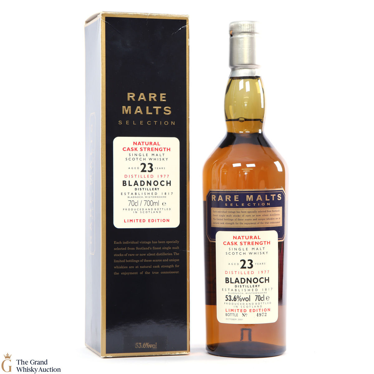 Bladnoch - 23 Year Old (1977)  -  Rare Malts 53.6%