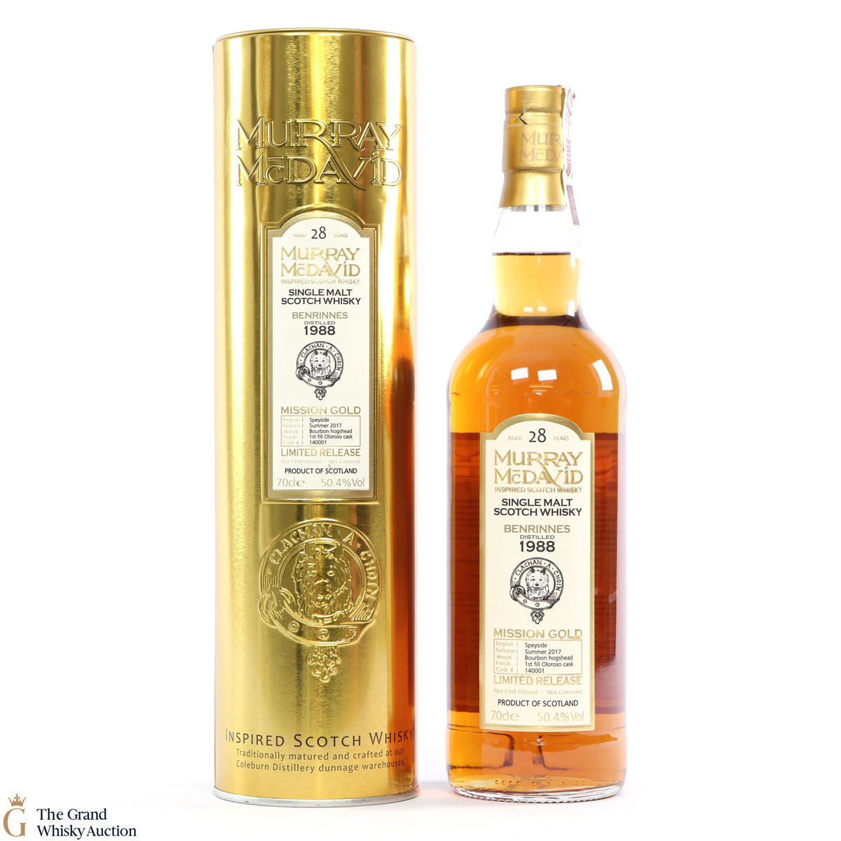 Benrinnes - 28 Year Old 1988 #140001 Murray McDavid
