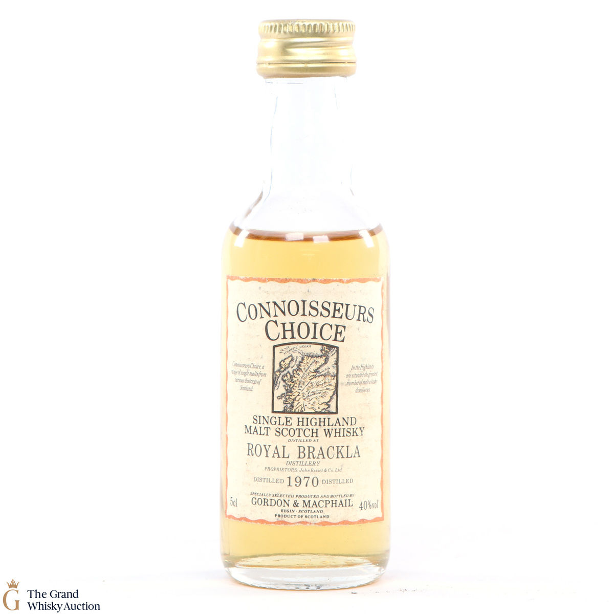 Royal Brackla - 1970 Gordon and Macphail Connoisseurs Choice 5cl