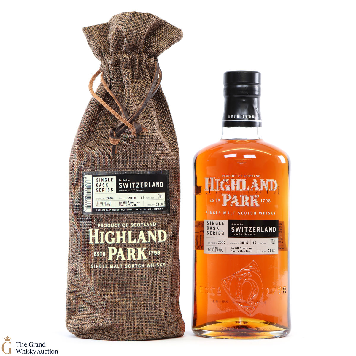 Highland Park - 15 Year Old  2002 - Single Cask #2118 - Switzerland