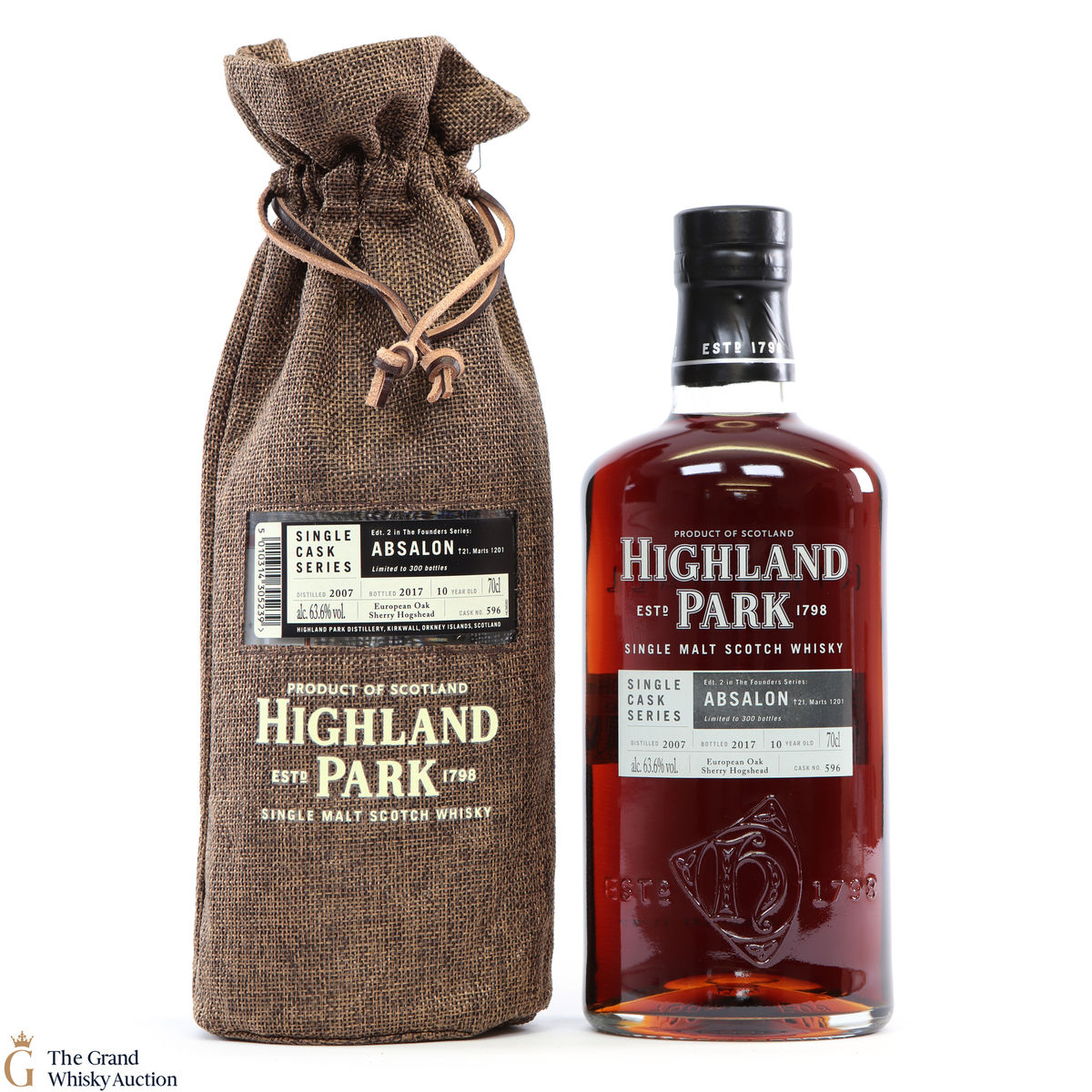 Highland Park - 10 Year Old - Single Cask #596 - Absalon - Founders Series Edition 2