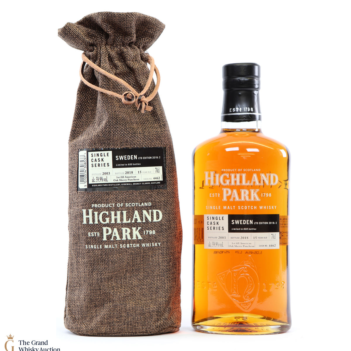 Highland Park - 15 Year Old Sweden 2003 Single Cask #4462