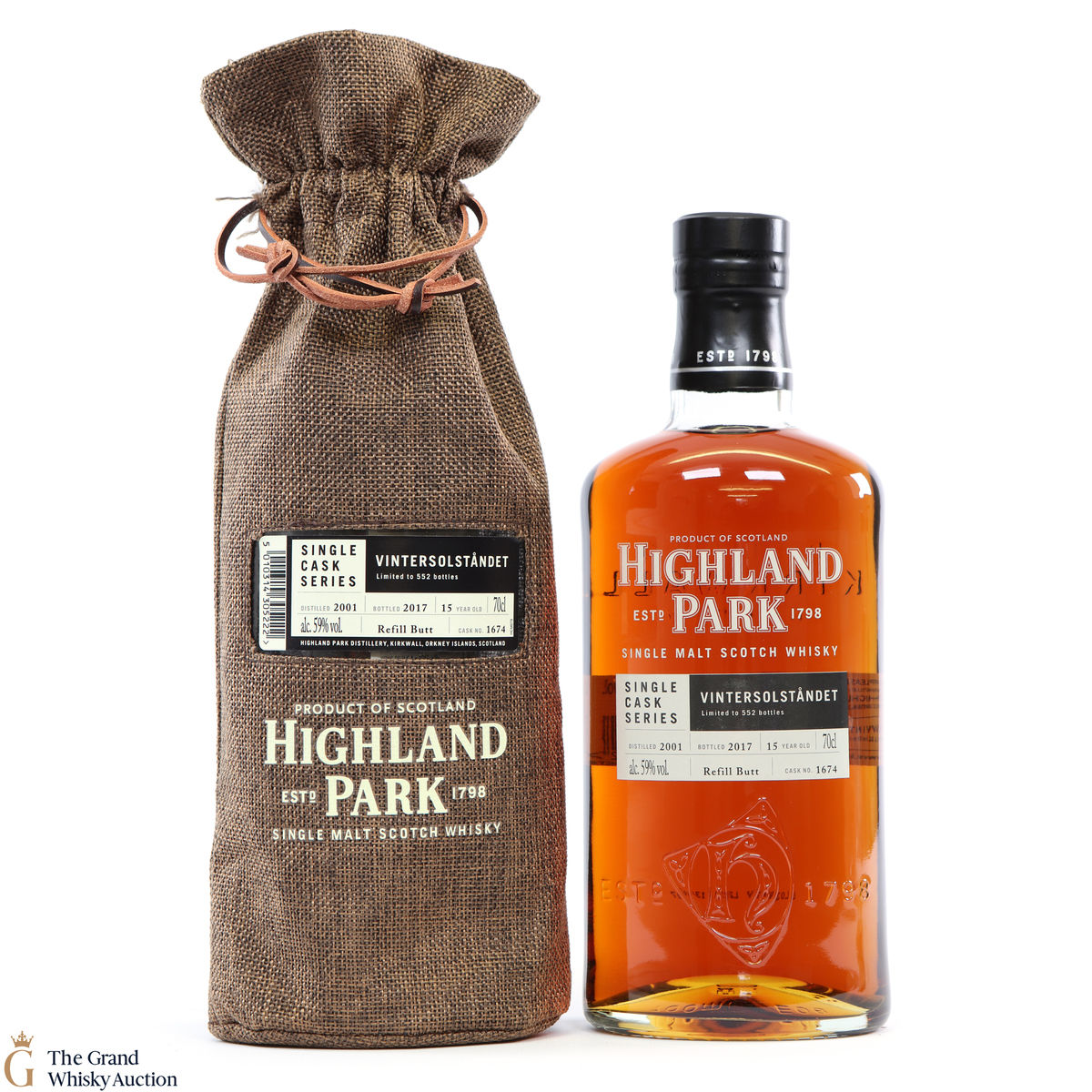 Highland Park - 15 Year Old - Single Cask #1674 - Vintersolstandet