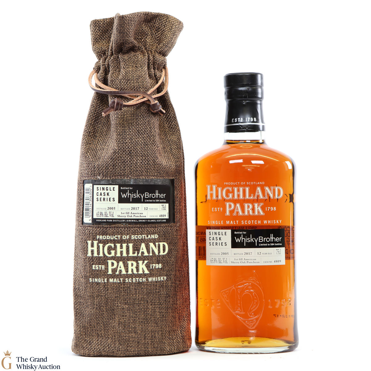 Highland Park - 12 Year Old - Single Cask #4809 - Whisky Brother