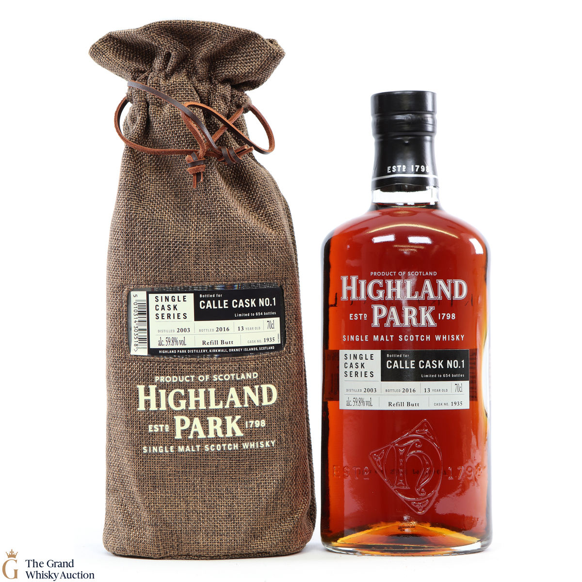 Highland Park - 13 Year Old 2003 Single Cask #1935 Calle Cask No.1