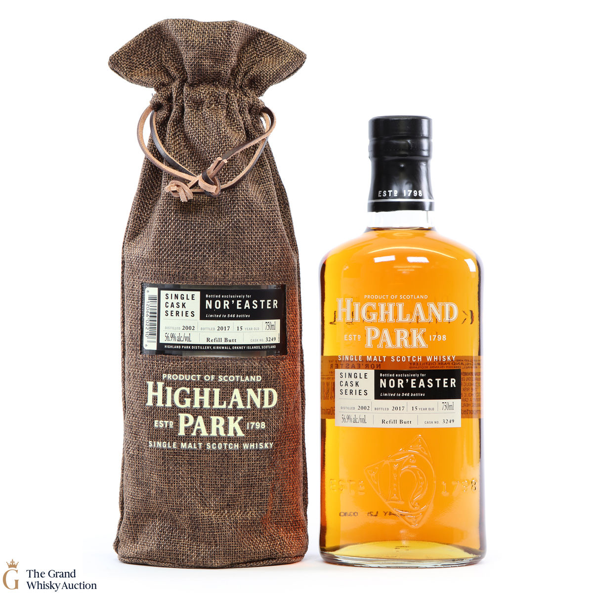 Highland Park - 15 Year Old - Single Cask #3249 - Nor'Easter 75cl
