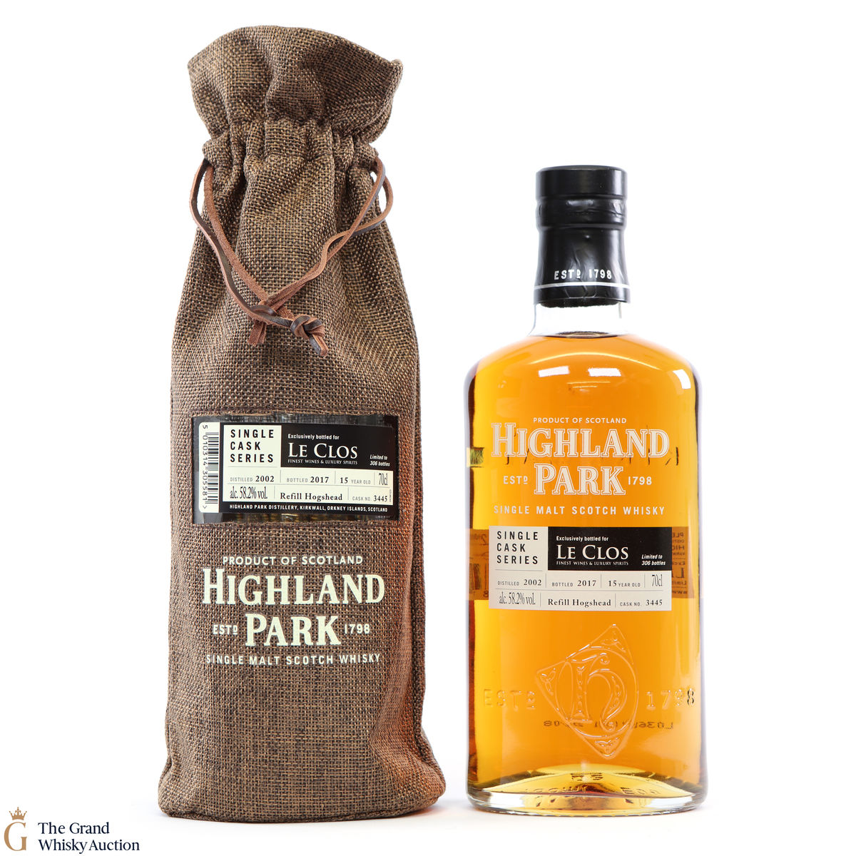 Highland Park - 15 Year Old - Single Cask #3445 - Le Clos