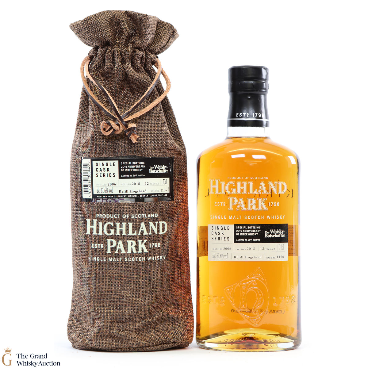 Highland Park - 12 Year Old - Single Cask #1106 - Interwhisky 20th Anniversary