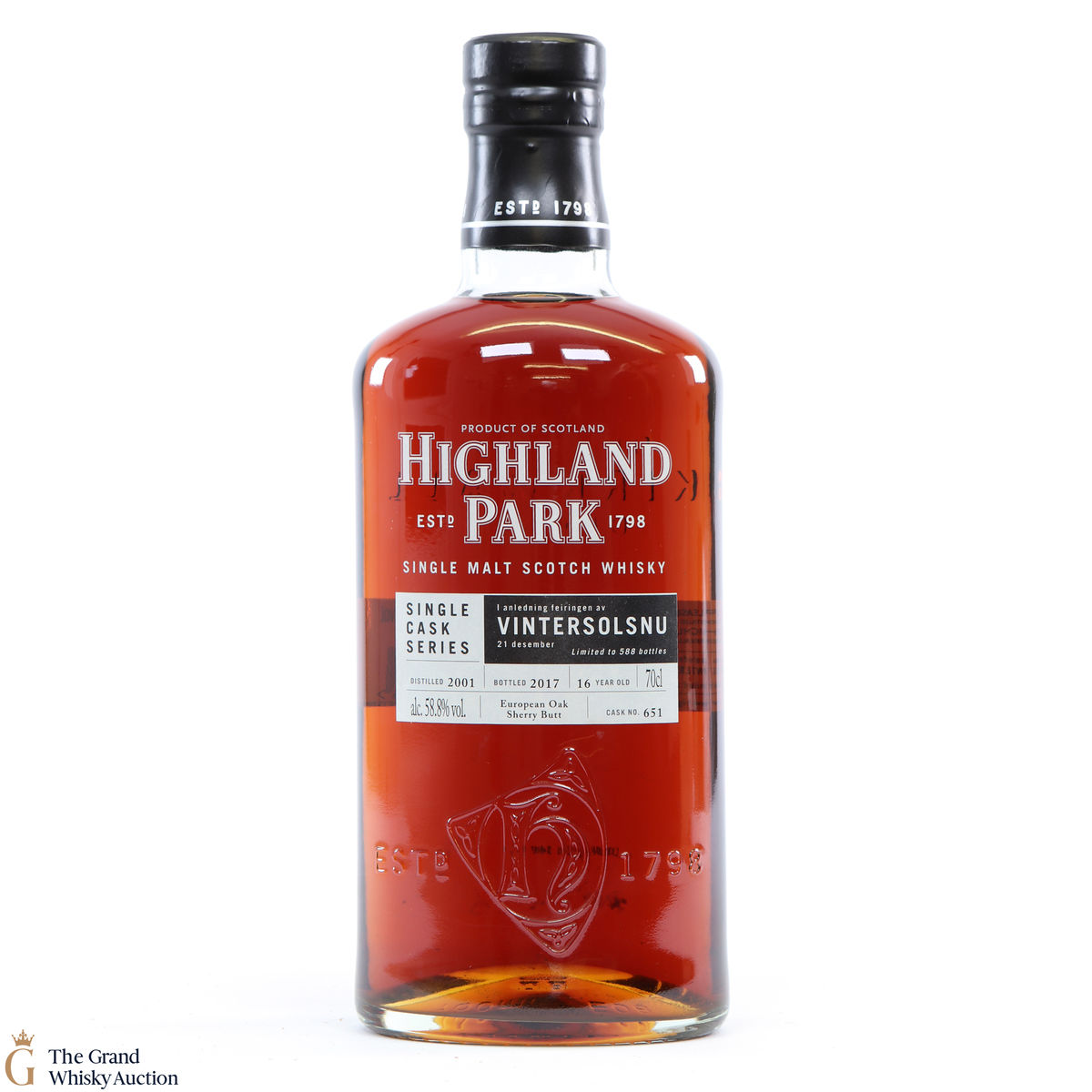 Highland Park - 16 Year Old - Single Cask #651 - Vintersolsnu