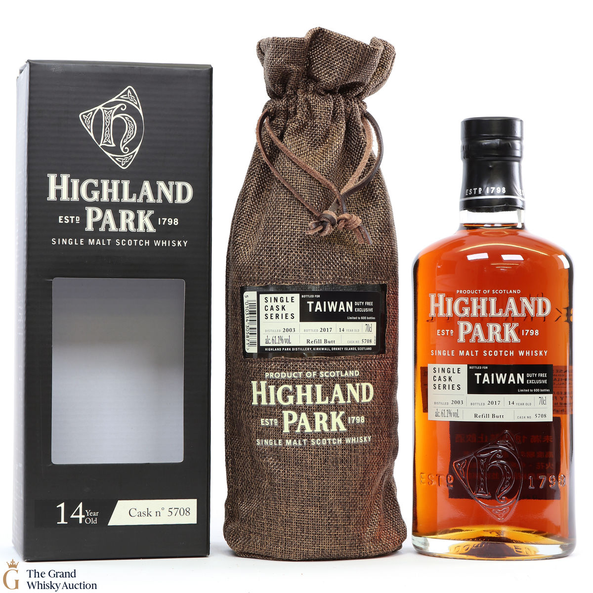 Highland Park - Single Cask Series -Taiwan Duty Free Exclusive #5708
