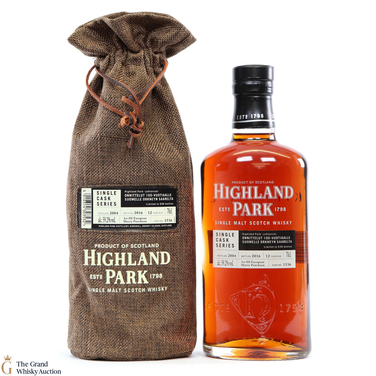 Highland Park - 12 Year Old - Single Cask Series - Juhlaviski #1536