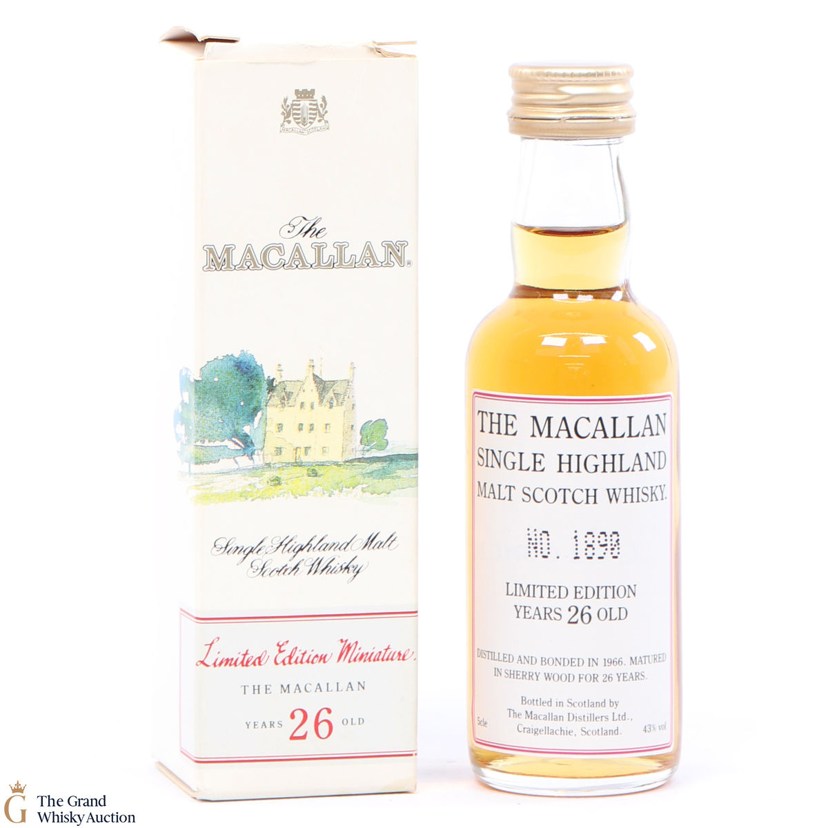 Macallan - 26 Year Old Miniature 5cl 1966