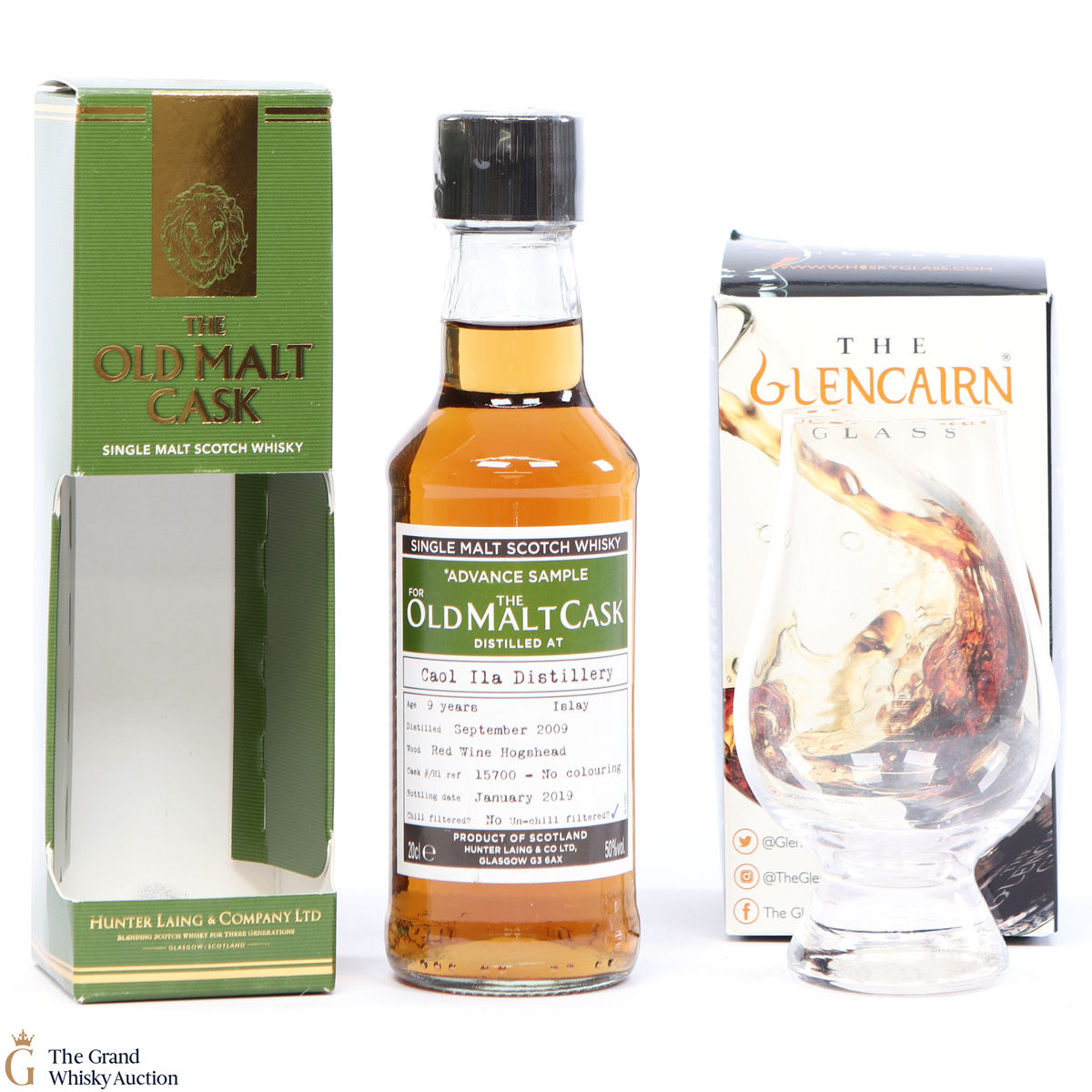 Caol Ila - 9 Year Old - Old Malt Cask & Glass