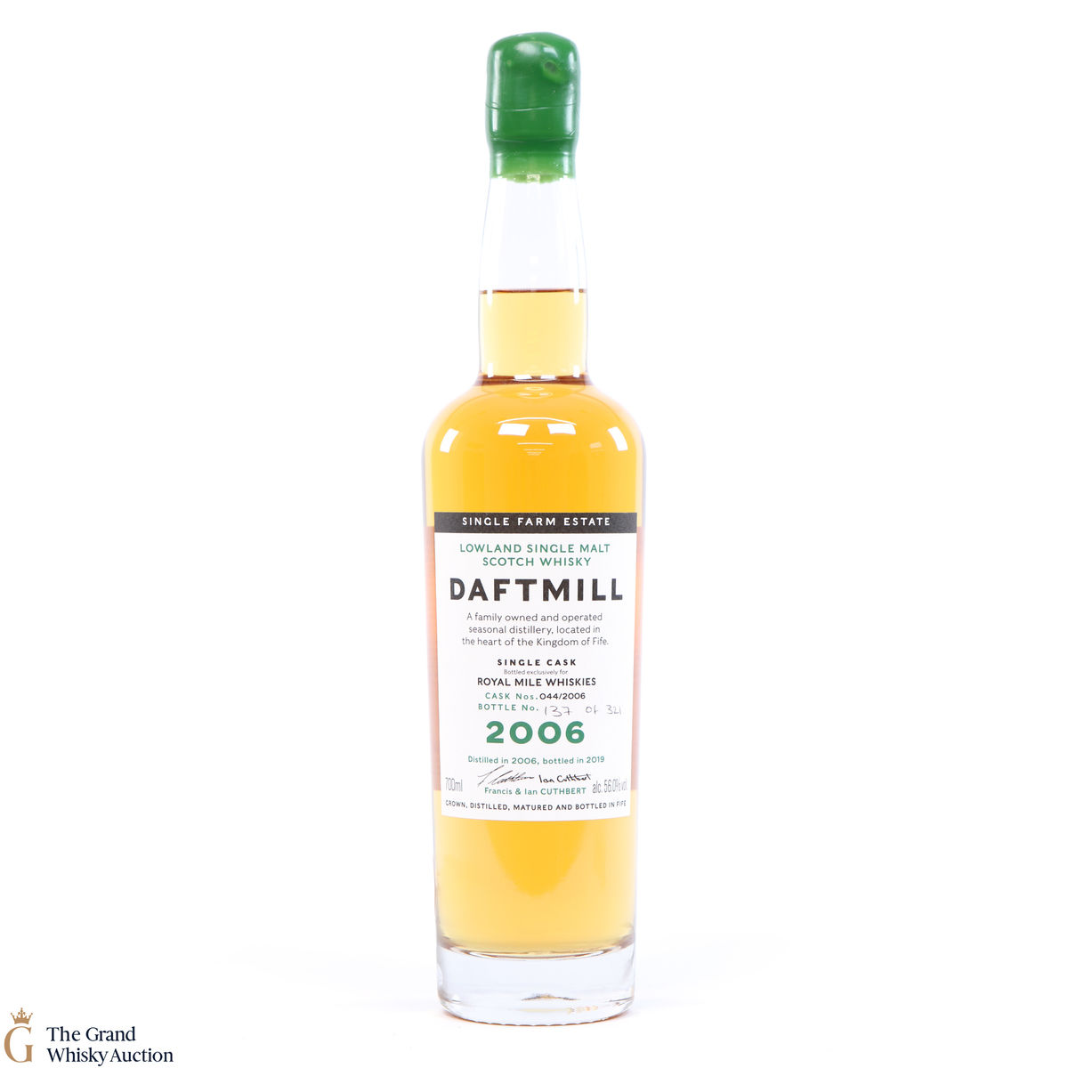 Daftmill - 2006 - Single Cask #044/2006 - (Royal Mile Whiskies)