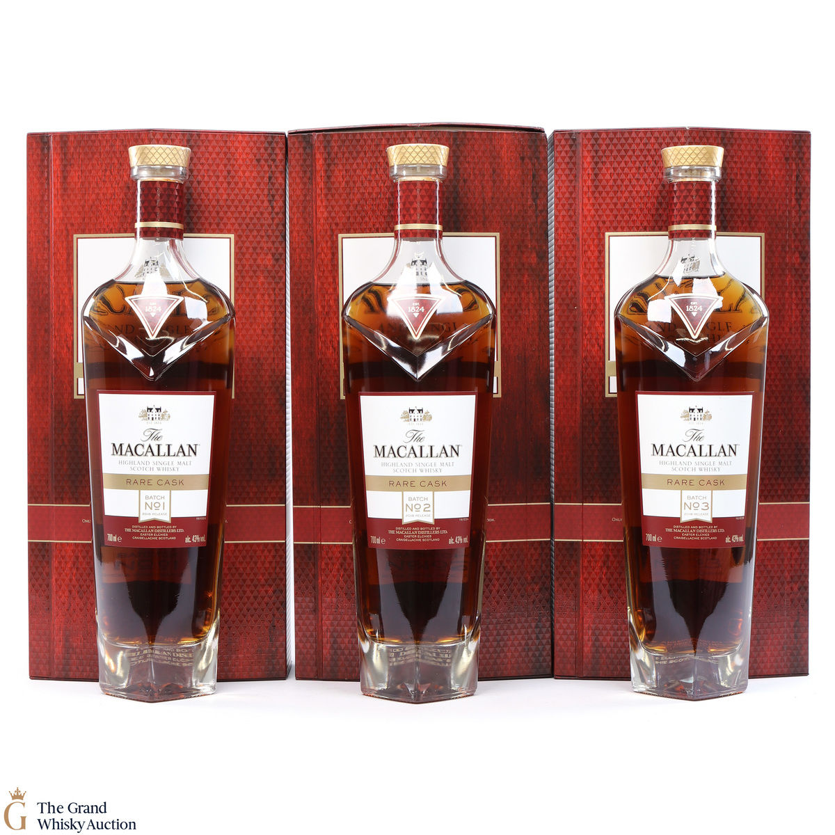 Macallan - Rare Cask No. 1, 2 & 3 - 2018