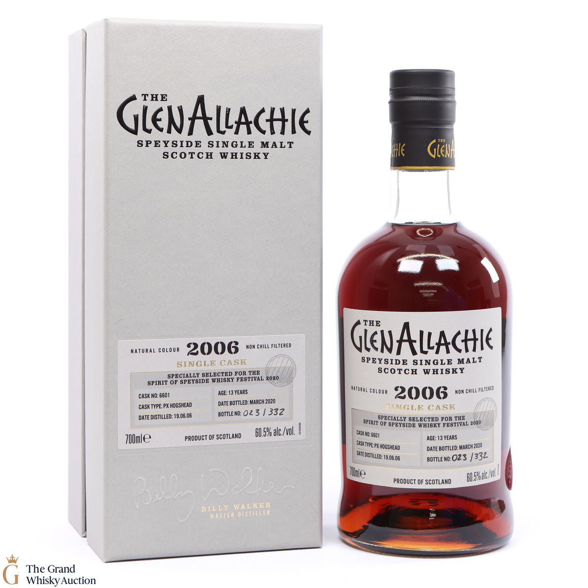Glenallachie - 13 Year Old 2006 Single Cask #6601 - Spirit of Speyside 2020