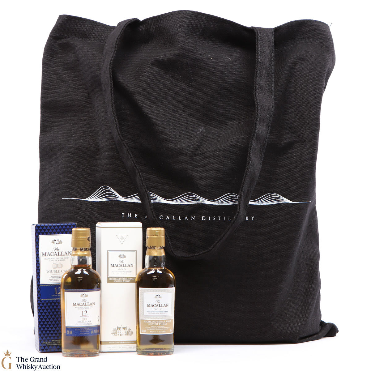 Macallan - 12 Year Old - Double Cask & Gold - 2 x 5cl & Macallan Bag