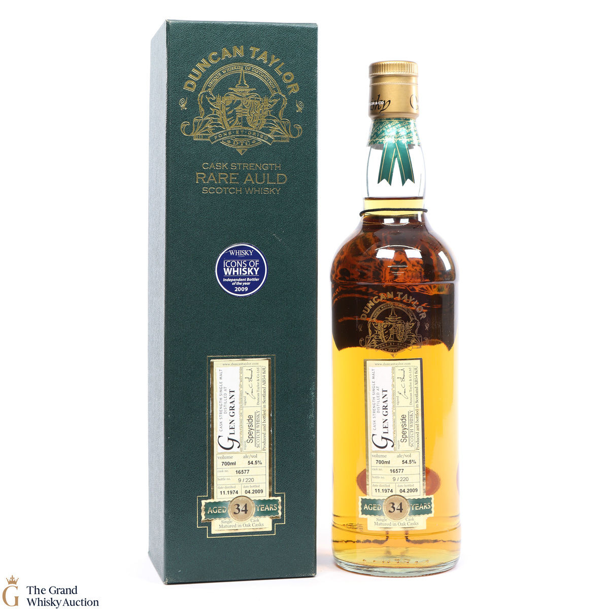 Glen Grant - 34 Year Old Duncan Taylor Rare Auld