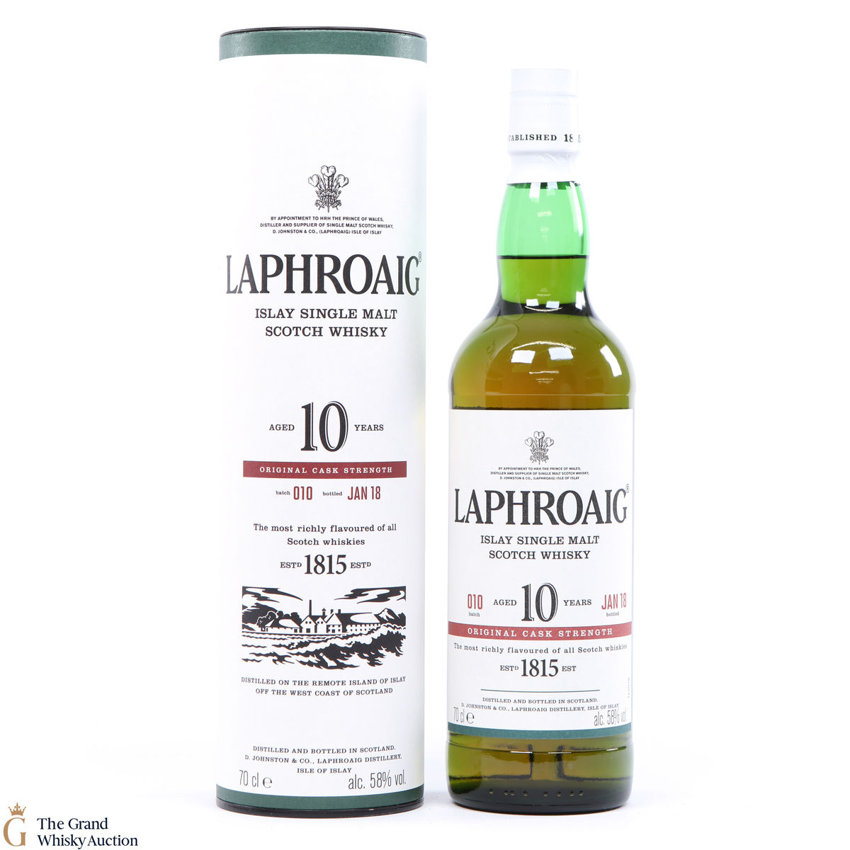 Laphroaig - 10 Year Old - Original Cask Strength Batch #010