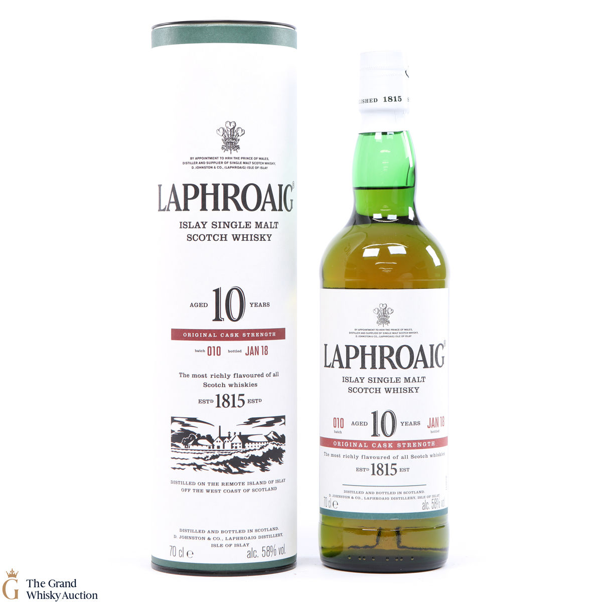 Laphroaig - 10 Year Old - Original Cask Strength Batch #010