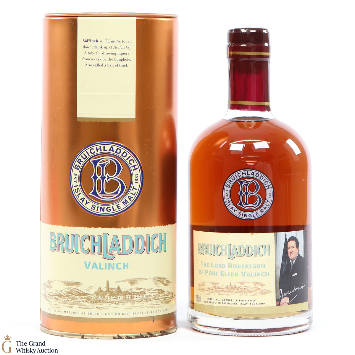 Bruichladdich - 1989 Valinch 'Lord Robertson' (SIGNED)