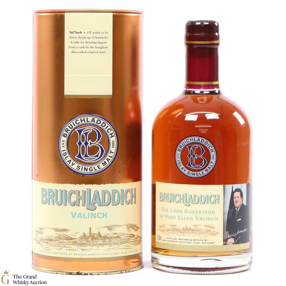 Bruichladdich - 1989 Valinch 'Lord Robertson' (SIGNED)